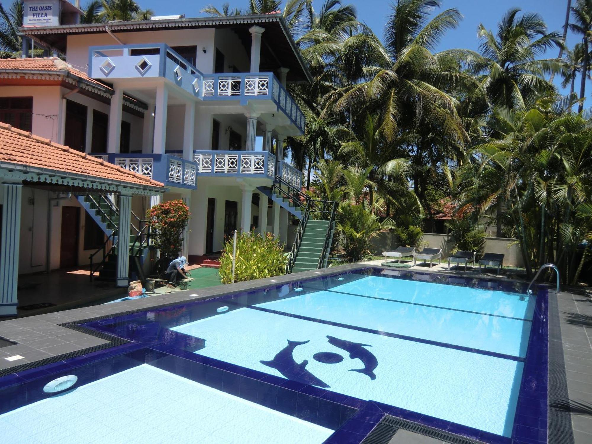 The Oasis Villa Hikkaduwa Bagian luar foto